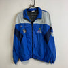 Blue and White Champion Windbreaker Men's XL