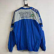 Blue and White Champion Windbreaker Men's XL