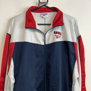 Navy Red White Reebok Track jacket Men's Medium