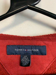 Red Tommy Hilfiger Hoodie Men's Small