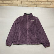 Purple North Face Fleece Jacket Women's Large