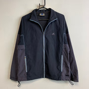 Vintage 90s Navy Adidas Windbreaker Men's Medium