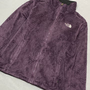 Purple North Face Fleece Jacket Women's Large