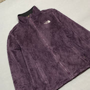 Purple North Face Fleece Jacket Women's Large