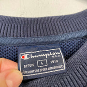 Vintage Champion Navy Sweatshirt Large