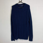 Navy Tommy Hilfiger Knitwear Sweater Mens Medium