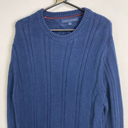 Navy Tommy Hilfiger Knitwear Sweater Mens Medium