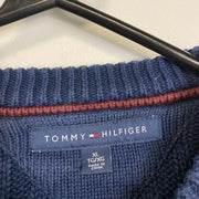 Navy Tommy Hilfiger Knitwear Sweater Mens Medium