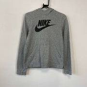 Grey Nike Pullover Hoodie Womens Large