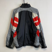 Vintage 90s Black Red Grey Adidas Windbreaker Men's Medium