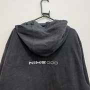 00s Black and Grey Nike Reversible Jacket Men's XL