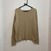 Beige Izod Cable Knit Jumper Women's XL