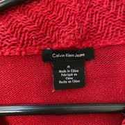 Red Calvin Klein Knitwear Sweater Women's Medium