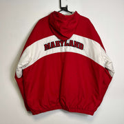 Vintage Red Padded Nike Jacket XL Maryland NFL