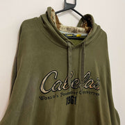 Green Cabela's Hoodie Men's XXXL