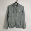 Grey Nike Full Zip Hoodie Medium