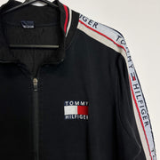 Black Tommy Hilfiger Full Zip Sweatshirt Jacket XL