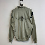 Vintage 90s Khaki Green Adidas Track Jacket Men's Small