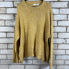 Yellow Mohair Knit Sweater Men's Large