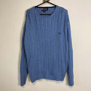 Blue Chaps Cable Knit Knitwear Sweater Mens XL