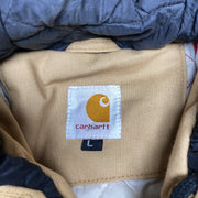 Reworked Beige Carhartt Workwear Jacket Men's Large