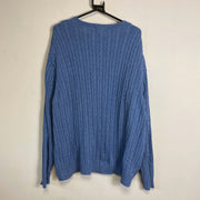 Blue Chaps Cable Knit Knitwear Sweater Mens XL