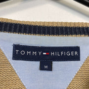 Beige Tommy Hilfiger Knit Jumper Sweater Medium