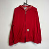 Red Velour Jacket Carhartt Large