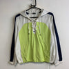 00s Green and White Nike Windbreaker Women's Small