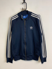 Navy Adidas Track Jacket Men's Medium