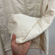 White Champion Quilted Jacket Women's Large