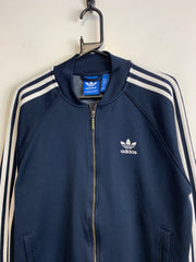 Navy Adidas Track Jacket Men's Medium