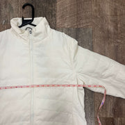 White Champion Quilted Jacket Women's Large