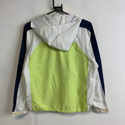 00s Green and White Nike Windbreaker Women's Small