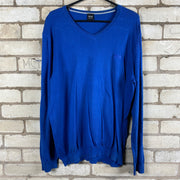 Blue Hugo Boss Jumper Men's Large