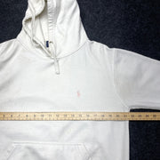 White Ralph Lauren Hoodie Women's Medium