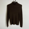 Brown Turtle Neck Lauren Ralph Lauren Knitwear Sweater Womens Medium