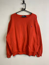 Vintage Orange Polo Ralph Lauren Sweatshirt Men's Large