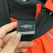 Black and Orange Umbro Windbreaker Men's Medium