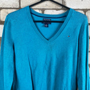 Blue Tommy Hilfiger Jumper Women's Medium