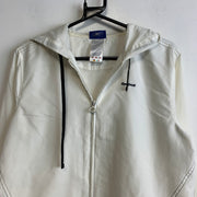 White Reebok Windbreaker Men's Large