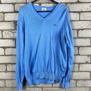 Blue Lacoste Jumper Women's Large