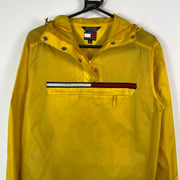 Vintage Yellow Tommy Jeans Pullover Anorak Jacket XS