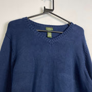 Navy L.L Bean Knit Jumper Sweater Womens XL