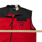 THE NORTH FACE Red Black    Polyester Gilet Windbreaker Jacket Men's XL