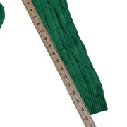 LACOSTE Green   Cotton V-Neck  Knitwear Sweater Women's Small