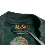 Vintage 00s y2k Green D&G   Cotton   Sweatshirt Men's XL