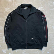 Black Puma Full zip up Cotton Track Jacket Men's Medium