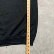 Black Front Imprint Sweatshirt Men's Large