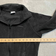 Black Columbia Full zip up Fleece Jacket Women's Medium